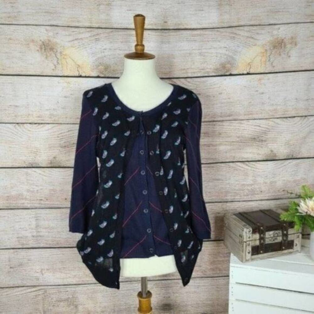Anthropologie MOTH Willy‎ Fox Cute Cardigan Size Small